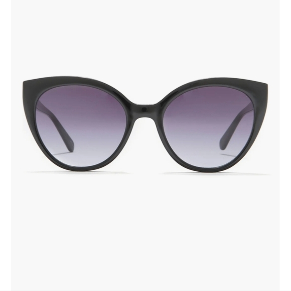 Kate Spade - Women's Samantha/S 8079O Black Cat Eye Sunglasses 54mm Black - Picture 2 of 12
